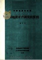 中国地质科学院 沈阳地质矿产研究所所刊 第22号 1990 PDF电子版封面 沈阳地质矿产研究所编