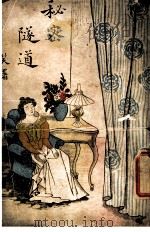 秘密隧道 1906 PDF电子版封面 小说林总编译所编