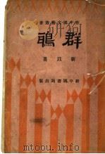 群鸦 1934 PDF电子版封面 靳以著