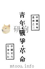 青年、战争、革命 1934 PDF电子版封面 邓雪冰著
