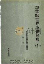 20世纪世界小说经典 第1卷 1995 PDF电子版封面 7508005597 中国社会科学院外国文学研究所,吕同六主编
