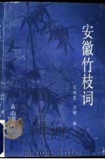 安徽竹枝词   1993  PDF电子版封面  7805356211  欧阳发，洪钢编著 