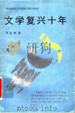 文学复兴十年 1995 PDF电子版封面 7805908486 毕光明著