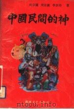 中国民间的神 1992 PDF电子版封面 7540410086 周宗廉等著