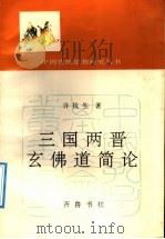 三国两晋玄佛道简论   1991  PDF电子版封面  7533302265  许抗生著 