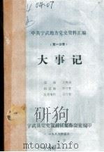 中共宁武地方党史资料汇编 第1分册 大事记 1986 PDF电子版封面 王树森总编;孙守智副总编;孙守智执笔编辑
