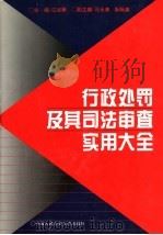 行政处罚及其司法审查实用大全   1996  PDF电子版封面  7810118986  江必新主编 