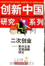 二次创业 新兴企业发展战略研究 1999 PDF电子版封面 7532830314 王德禄主编;长城企业战略研究所组织撰写