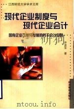 现代企业制度与现代企业会计  国有企业改革与发展的若干会计问题   1999  PDF电子版封面  7801189078  乔彦军著 