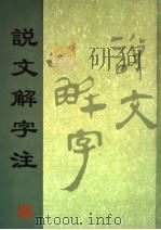 说文解字注 1998 PDF电子版封面 7805184755 (汉)许慎撰;(清)段玉裁注