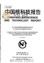 中国核科技报告 电子束辐照聚碳硅烷陶瓷先驱体的化学结构及其热解特性的研究 1998 PDF电子版封面 许云书
