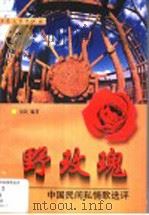 野玫瑰  中国民间私情歌选评（1998 PDF版）