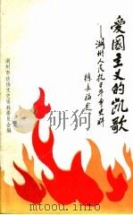 爱国主义的凯歌：湖州人民抗日斗争史料  《湖州文史》第13辑   1995  PDF电子版封面    中国人民政治协商会议浙江省，湖州市委员会文史资料委员会编 