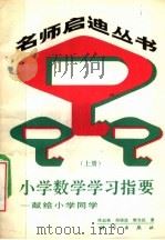 小学数学学习指要  上   1989  PDF电子版封面  7030011503  陈起新等著 