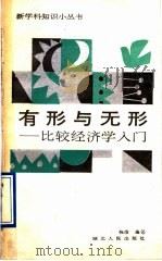 有形与无形 比较经济学入门 1991 PDF电子版封面 7216008340 张彦编译