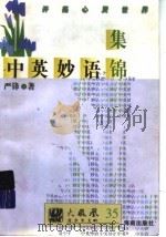 中英妙语集锦   1997  PDF电子版封面  7805901880  严锋著 