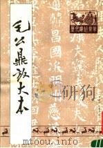 毛公鼎放大本 1988 PDF电子版封面