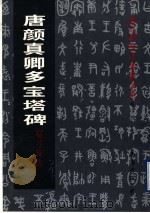 唐颜真卿多宝塔碑临习技法 1997 PDF电子版封面 7544208451 (唐)颜真卿书;董雁主编