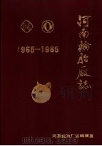 河南轮胎厂志 1965-1985 1989 PDF电子版封面 河南轮胎厂厂志编辑室编