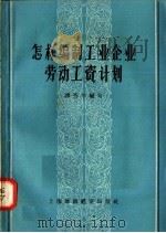 怎样编制工业企业劳动工资计划 1958 PDF电子版封面 谭秀华编