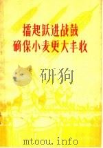 礌起跃进战鼓 确保小麦更大丰收 1959 PDF电子版封面 T3105·160 河南人民出版社编