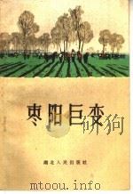 棘阳巨变   1960  PDF电子版封面  10106·403  湖北人民出版社编 