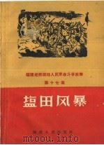 盐田风暴 1959 PDF电子版封面 T10104·201 福建人民出版社编