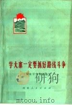 学大寨一定要抓好路线斗争  农业学大寨文选   1972  PDF电子版封面  3105·98   