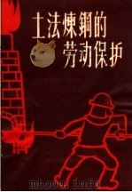 土法炼钢的劳动保护   1958  PDF电子版封面  T14119·721  上海市职业病防治所编 
