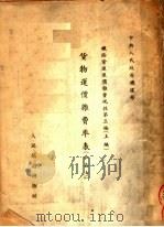 中央人民政府铁道部 铁路贷运运价杂费规程 第3编 上 贷物运价杂费率表 北南方 1952 PDF电子版封面