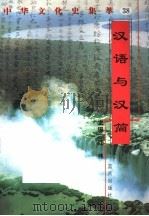 汉语与汉简   1998  PDF电子版封面  7800818209  孙一伦编著 