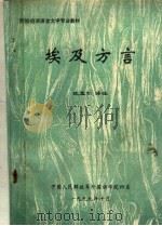 阿拉伯语语言文学专业教材  埃及方言（ PDF版）