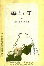 母与子 中 1990 PDF电子版封面 7501600813 (法)罗曼·罗兰著