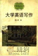 大学英语写作 1996 PDF电子版封面 7313016204 赵小沛编