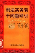 刑法实务若干问题研讨 1994 PDF电子版封面 7810116649 王定著