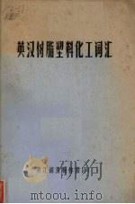英汉树脂塑料化工词汇（1976 PDF版）