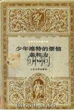 少年维特的烦恼  亲和力   1995  PDF电子版封面  7020019803  （德）歌德（Johann Wolfgang Goethe）著 
