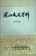湛江文史资料 第五辑 1986 PDF电子版封面 中国人民政治协商会议广东省湛江市委员会文史资料研究委员会编