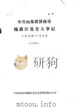 中共山东省济南市槐荫区党史大事记 1948—1966 讨论稿 PDF电子版封面 中共济南市槐荫区委党史资料征集办公室