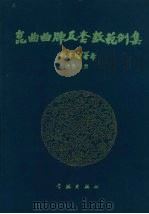 昆曲曲牌及套数范例集 北套 上 1997 PDF电子版封面 7806163093 王守泰主编