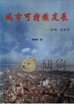 城市可持续发展 实例:武汉市 1999 PDF电子版封面 7801357302 李和宇著