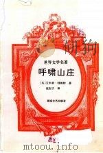 呼啸山庄   1993  PDF电子版封面  754041233x  （英）艾米莉·勃朗特（Emily Bronte）著；沈东子译 