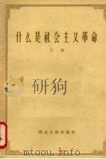 什么是社会主义革命（1957 PDF版）