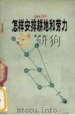怎样安排耕地和劳力 1979 PDF电子版封面 16204·1 黎有为著