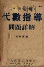代数指导问题详解（1946 PDF版）
