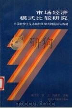 市场经济模式比较研究  中国社会主义市场经济模式的选择与构建   1996  PDF电子版封面  7541964794  杨文汉等著 