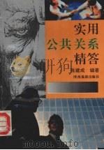 实用公共关系精答   1994  PDF电子版封面  7541811076  张建成编著 