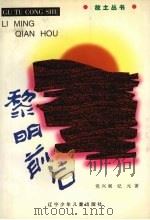 黎明前后 1997 PDF电子版封面 7531528452 党兴昶,纪元著