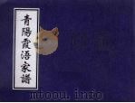 青阳霞浯家谱 PDF电子版封面