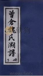 曾仓魏氏溯谱  下（ PDF版）